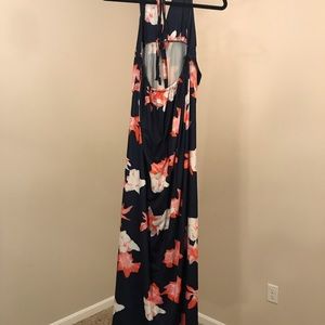Long wrap dress